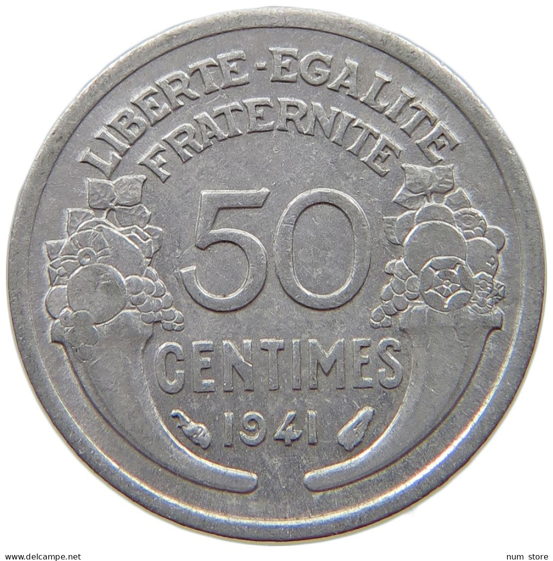 FRANCE 50 CENTIMES 1941 #s069 0745 - 50 Centimes