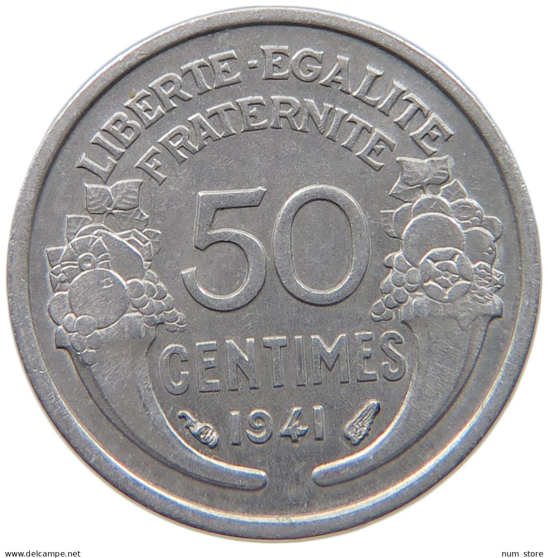 FRANCE 50 CENTIMES 1941 #c019 0489 - 50 Centimes
