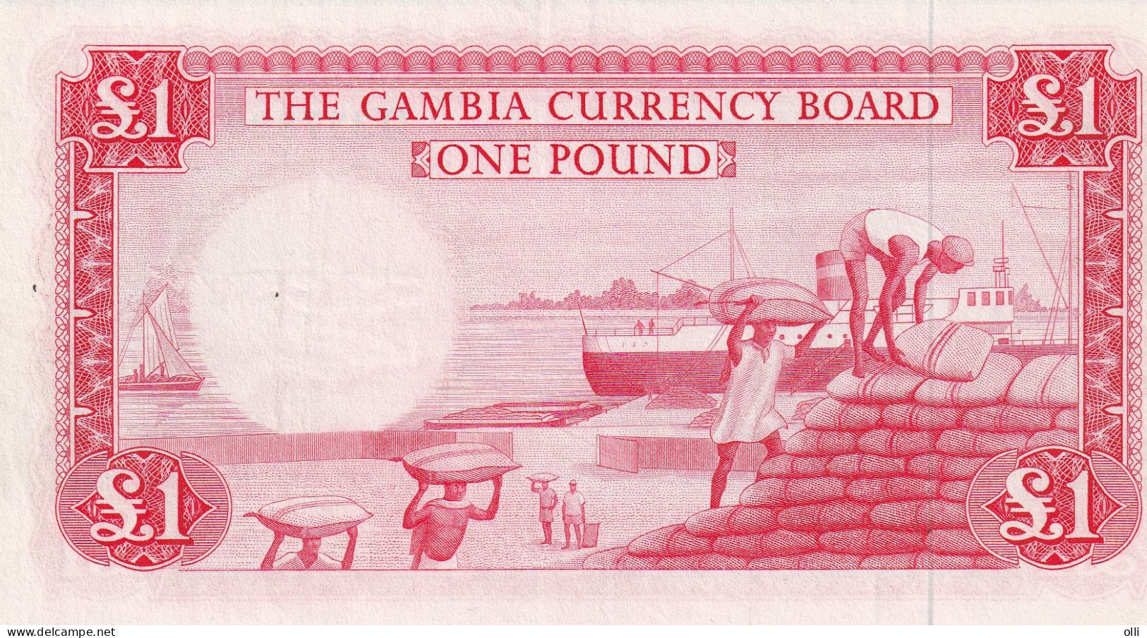 Gambia 1 Pound 1965-1970 P-2 UNC - Gambie