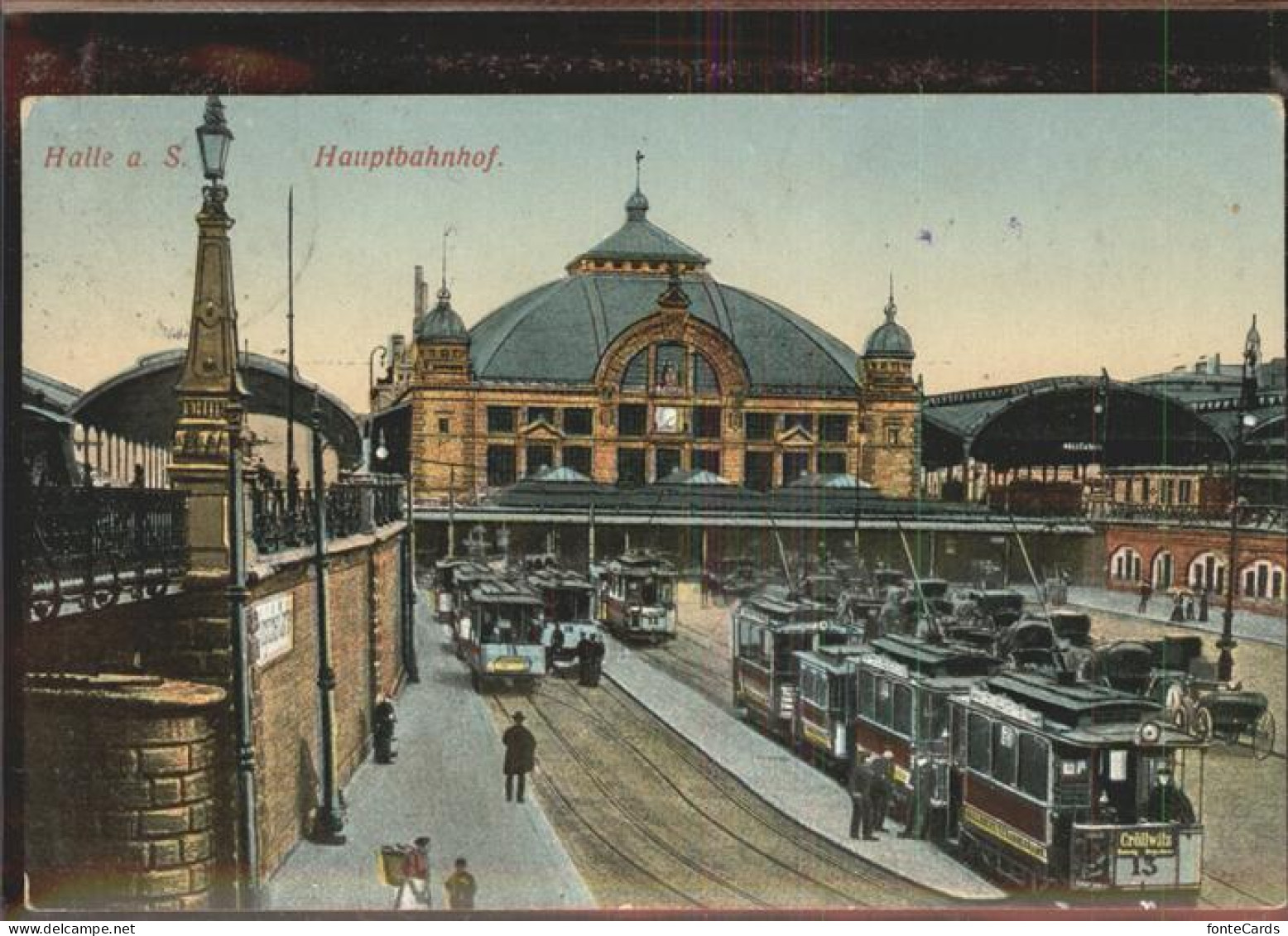 11399964 Strassenbahn Hauptbahnhof Halle A. S.  - Strassenbahnen