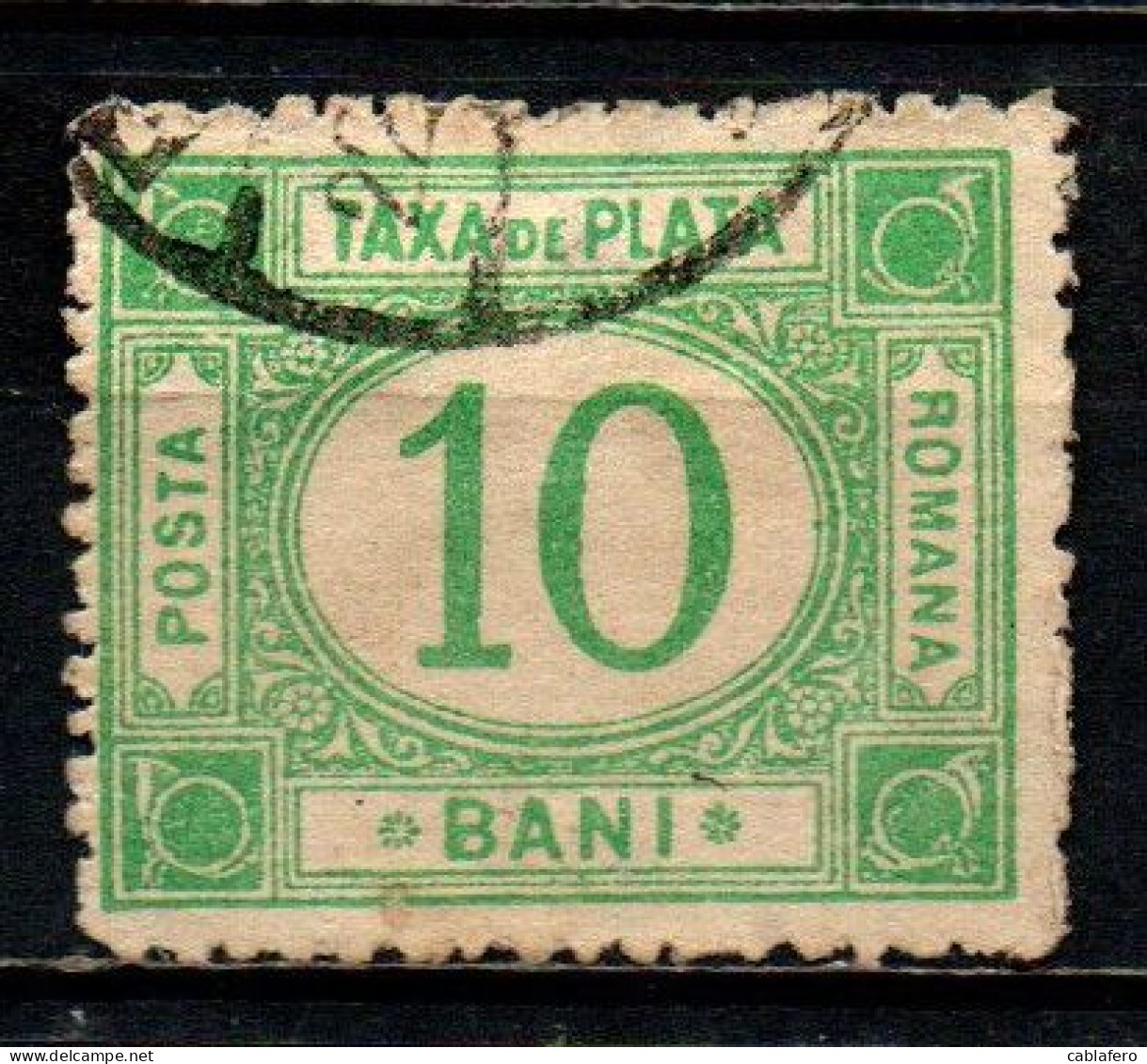 ROMANIA - 1890 -  10 BANI - USATO - Port Dû (Taxe)
