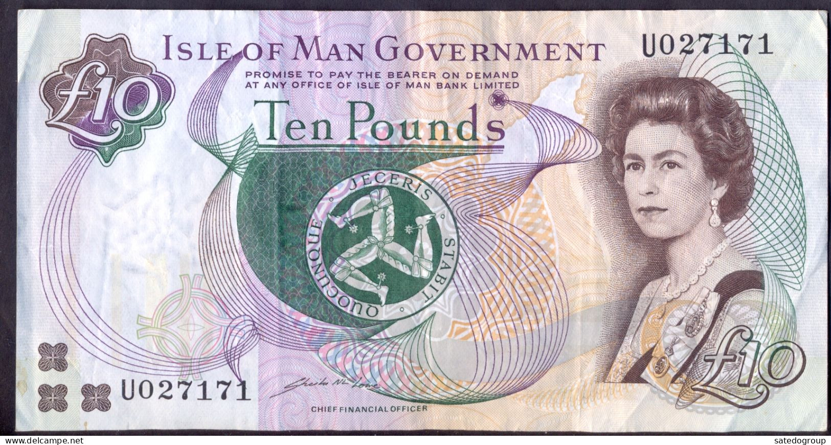 UK Isle Of Man 10 Pounds 2020  - VF # P- W48A - 10 Pounds