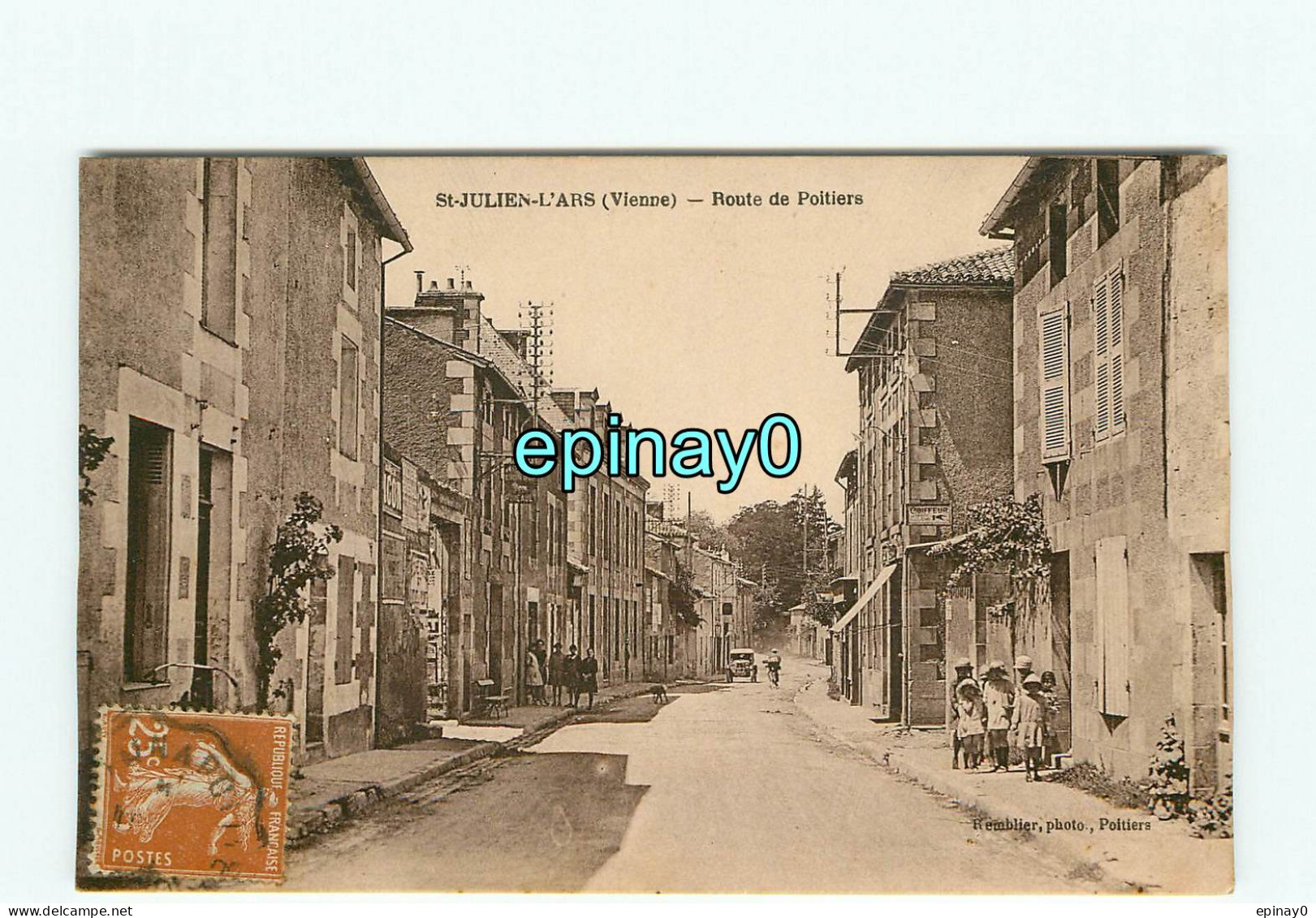 86 - SAINT JULIEN L'ARS - Route De Poitiers - Saint Julien L'Ars