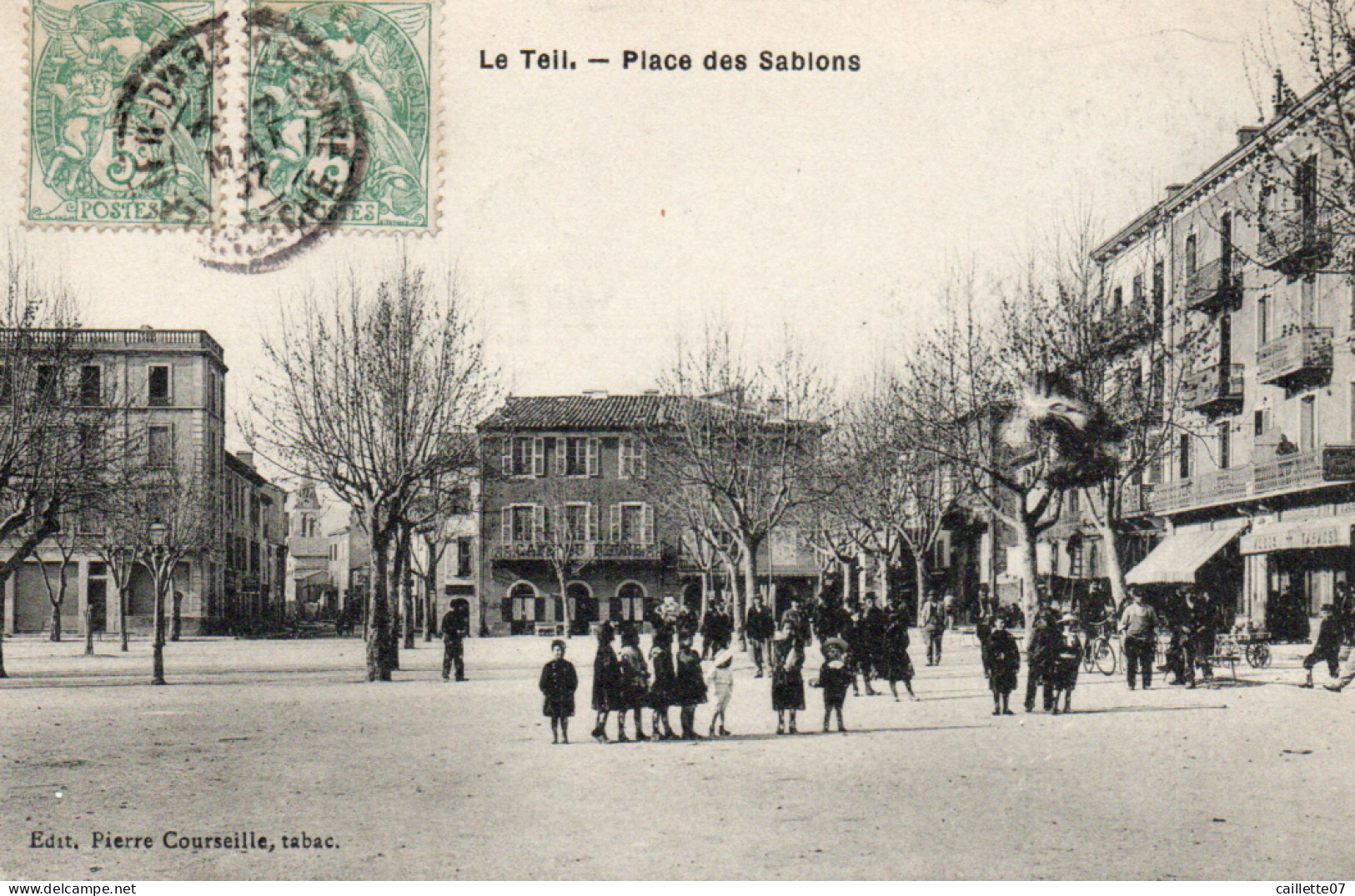 07 Ardèche LE TEIL Place Des Sablons - Le Teil