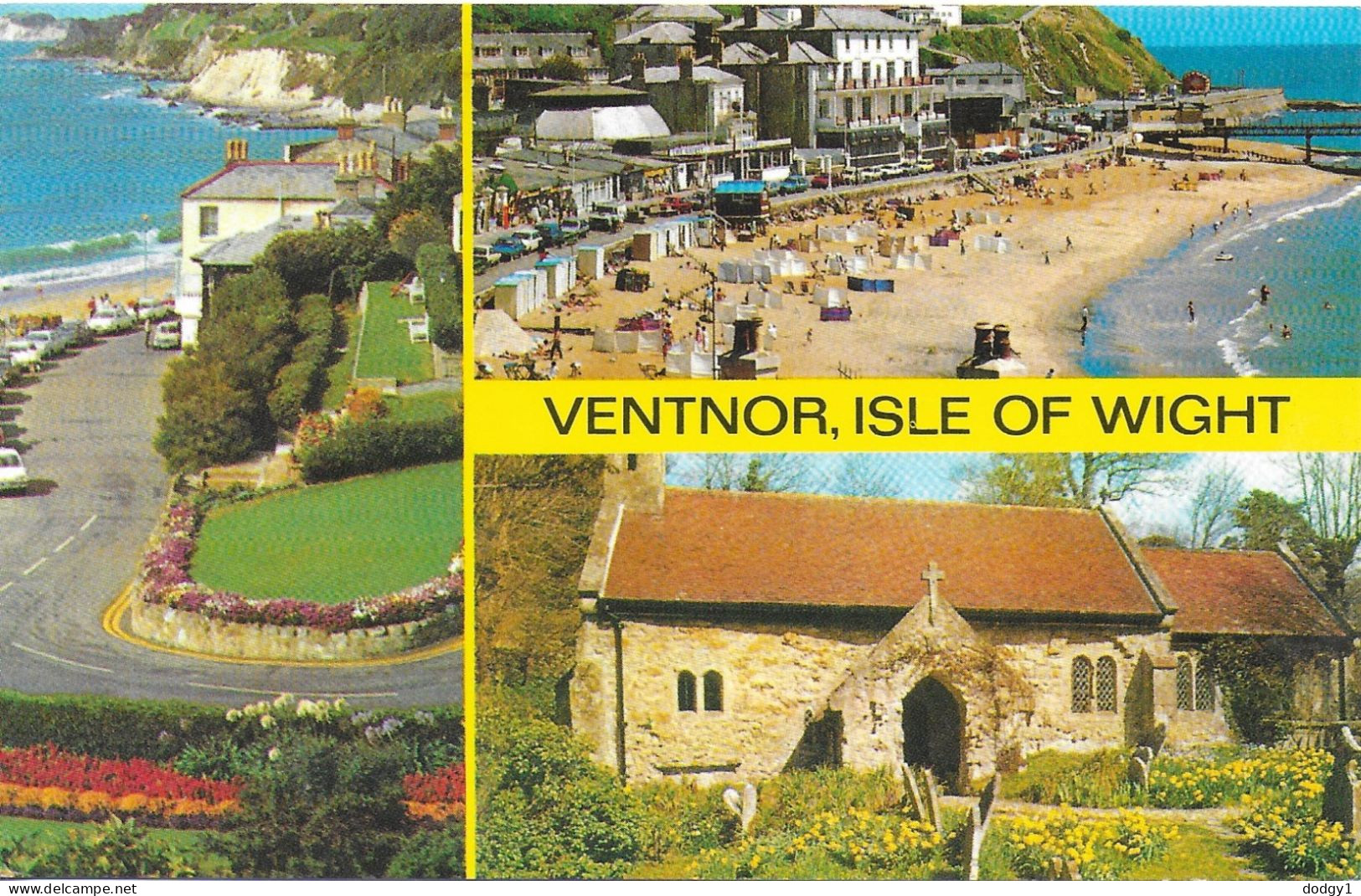 SCENES FROM VENTNOR, ISLE OF WIGHT, ENGLAND. USED POSTCARD   Fa2 - Ventnor