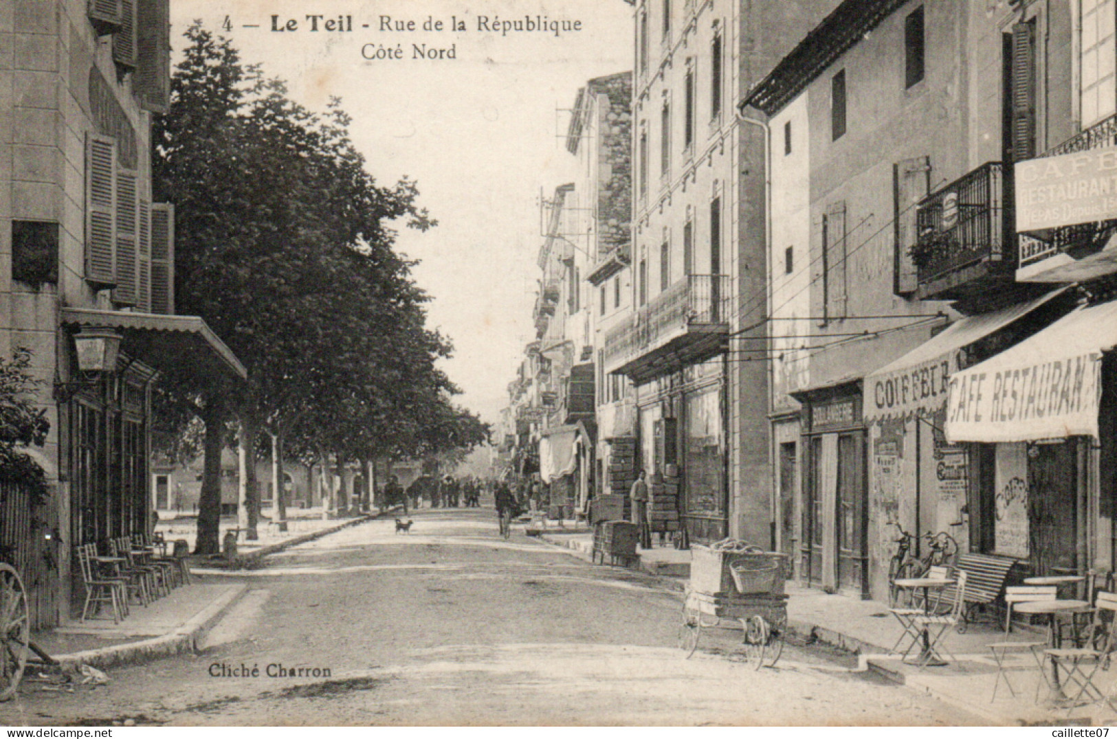 07 Ardèche LE TEIL Rue De La République - Le Teil