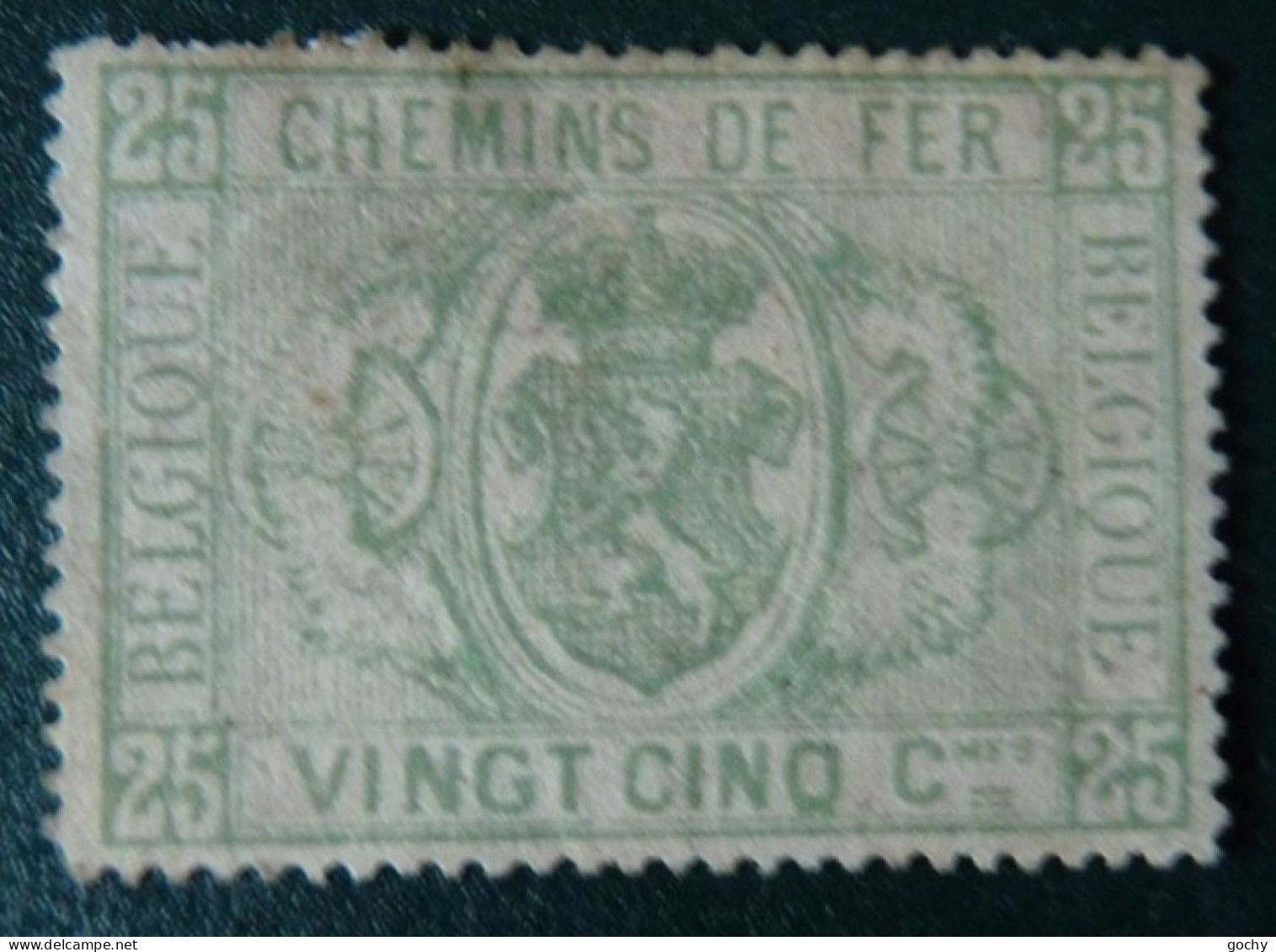 BELGIUM :   1881  - CHEMINS DE FER - CF 3 * -  COTE : 1150,00€ - Neufs