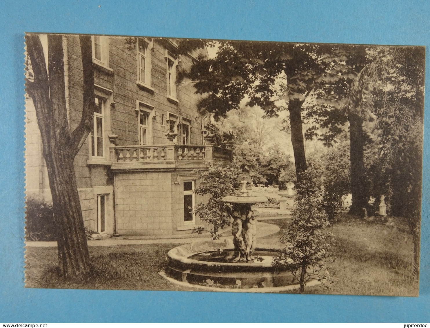 Château De Et à Montigny-le-Tilleul Propriétaire D.Baudewyns Fontaine Et Vue Du Parc - Montigny-le-Tilleul