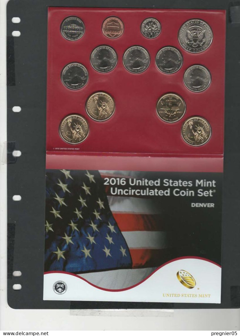 USA -  2 Blisters 26 Pièces Mint Uncirculated Série 2016 - Mint Sets