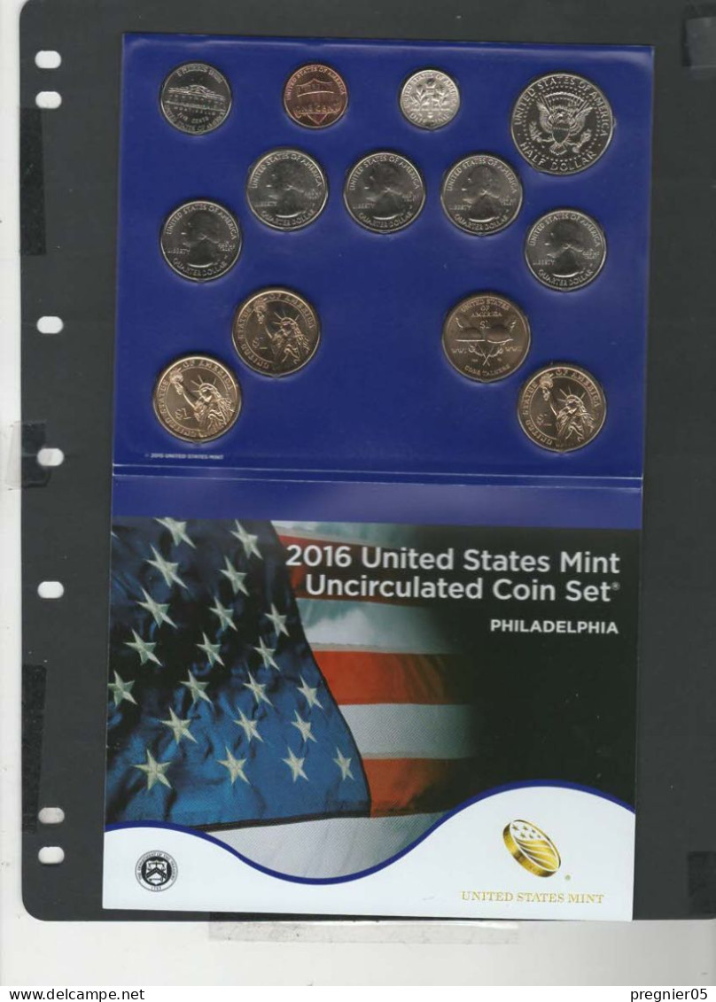 Baisse De Prix USA -  2 Blisters 26 Pièces Mint Uncirculated Série 2016 - Münzsets