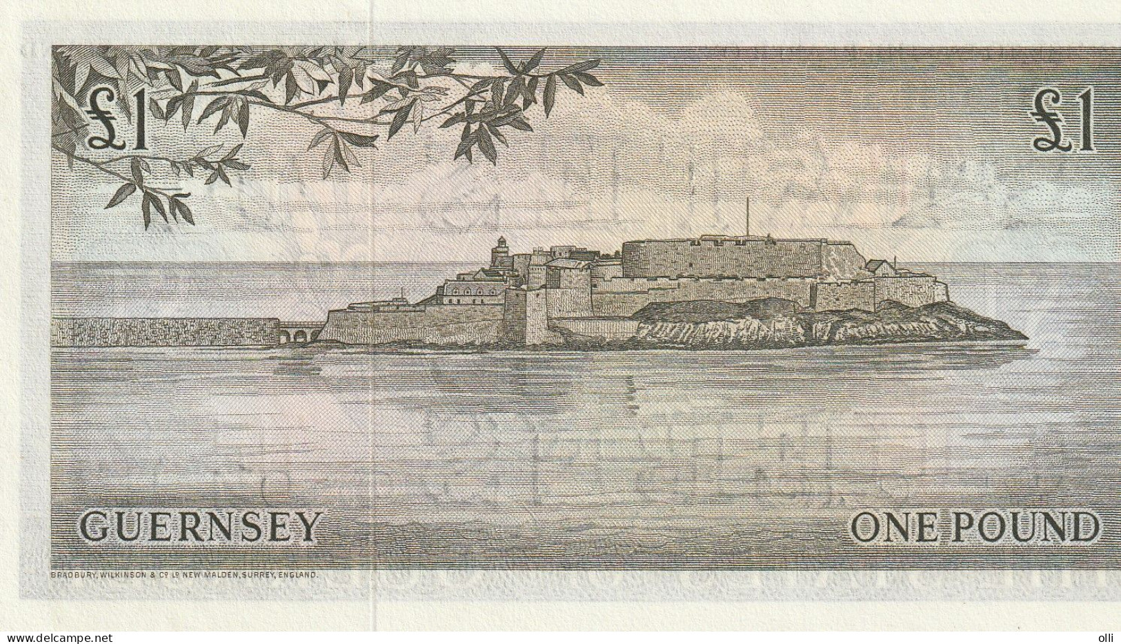 Guernsey 1 Pound 1969-1975 P-45b UNC - Guernesey