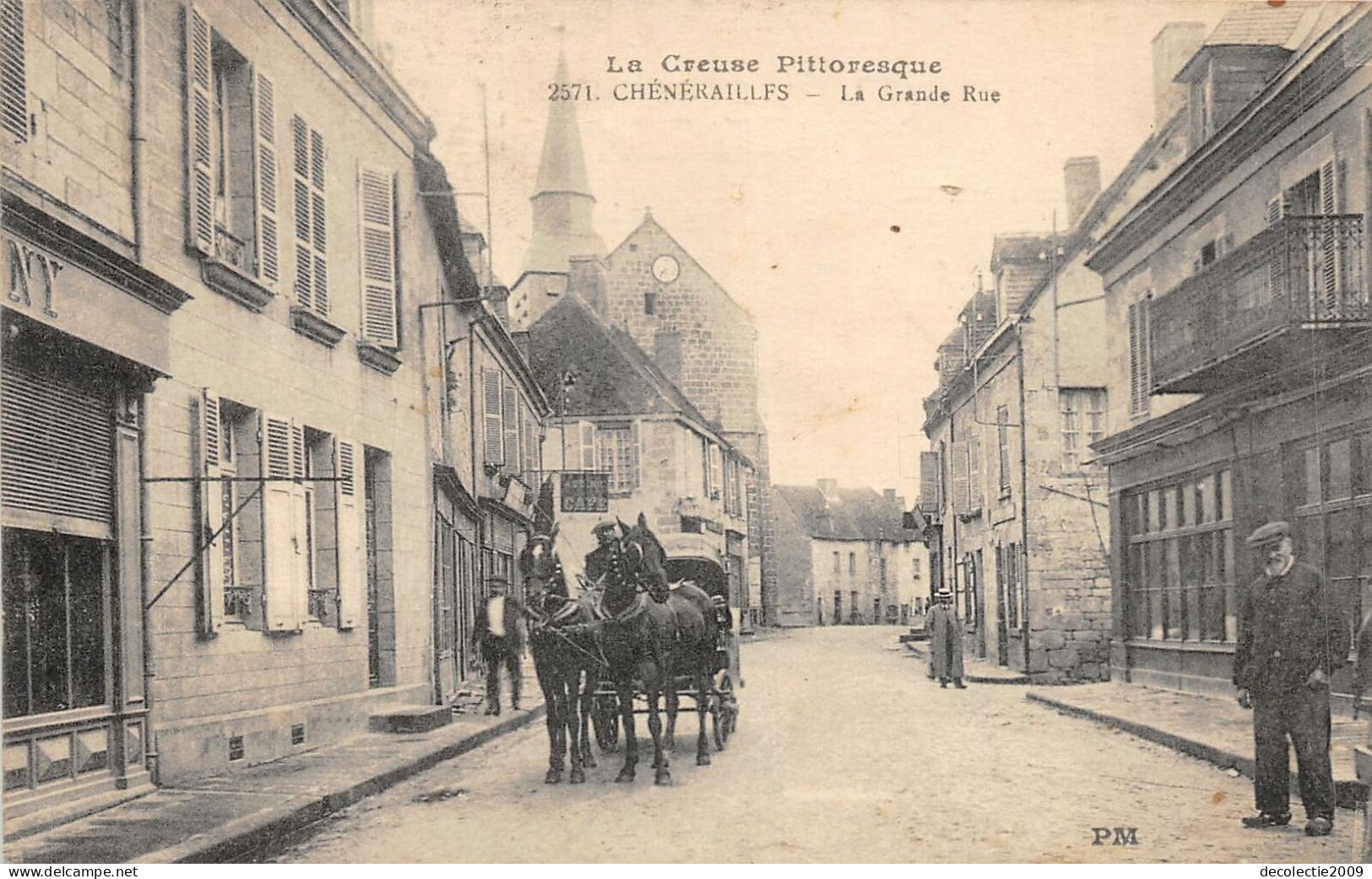 Br107399 La Creuse Pittoresque Cheneraillfs La Grande Rue France - Chenerailles