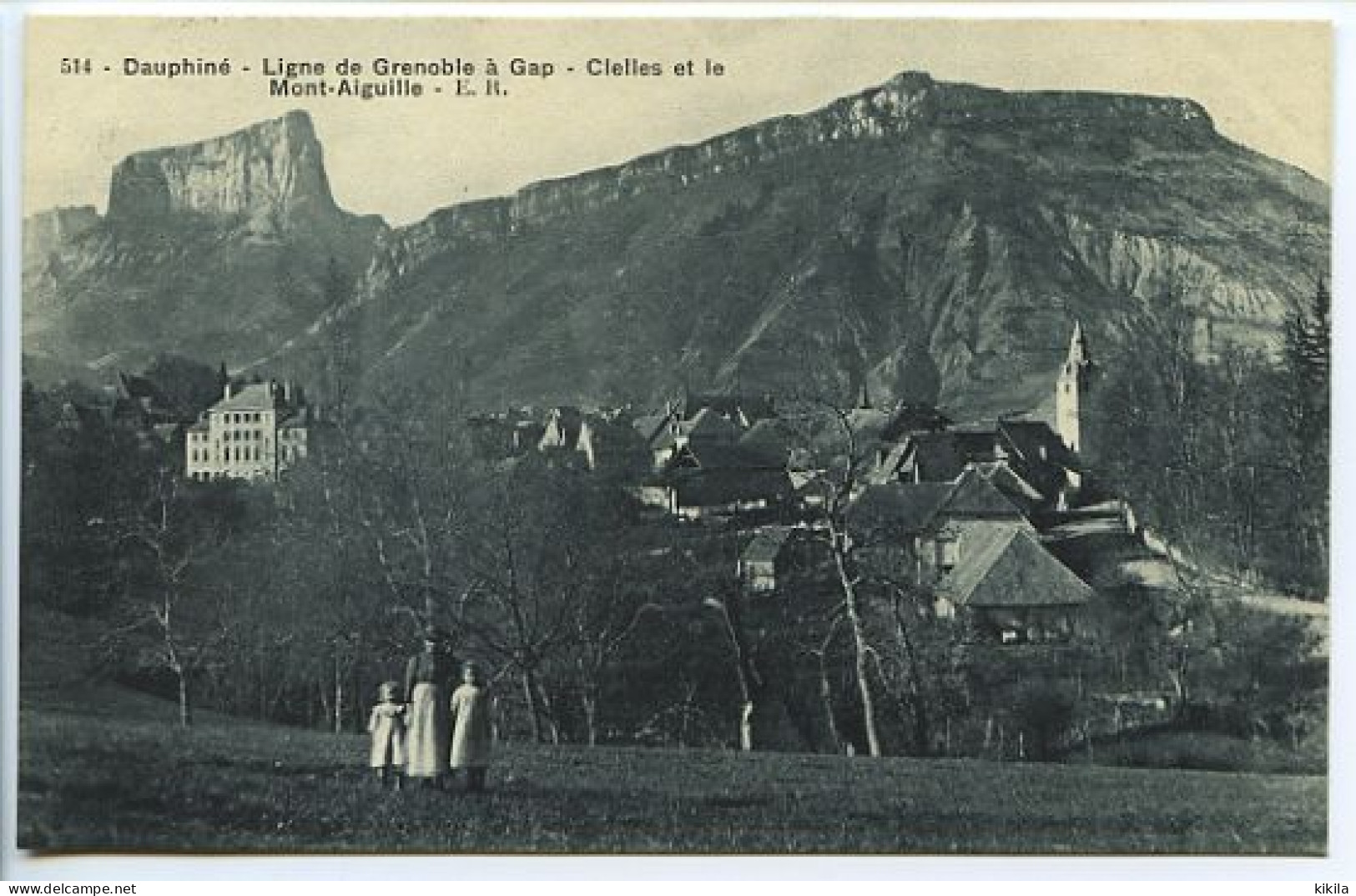 CPA 9 X 14  Isère Ligne De Grenoble à Gap CLELLES Et Le Mont Aiguille - Clelles