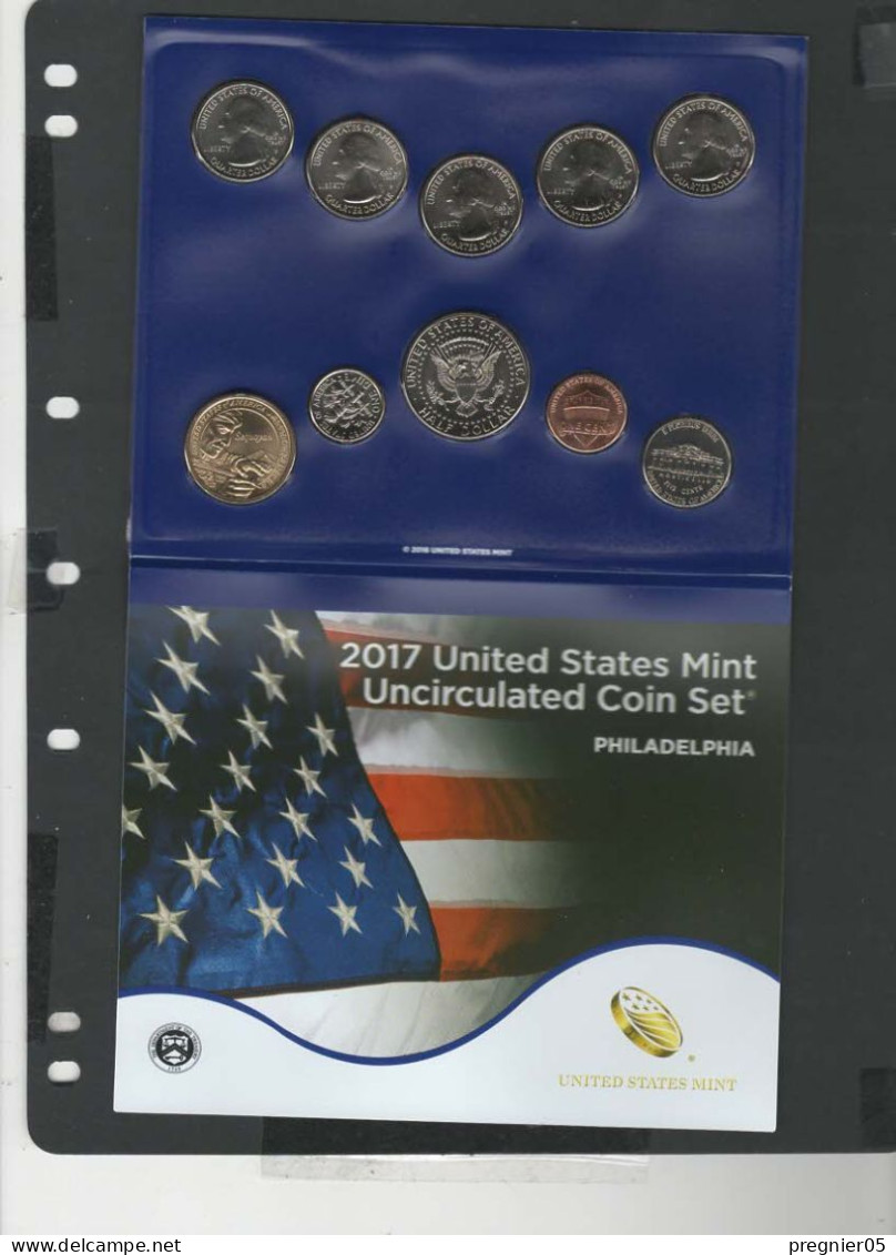 Baisse De Prix USA -  2 Blisters 20 Pièces Mint Uncirculated Série 2017 - Mint Sets