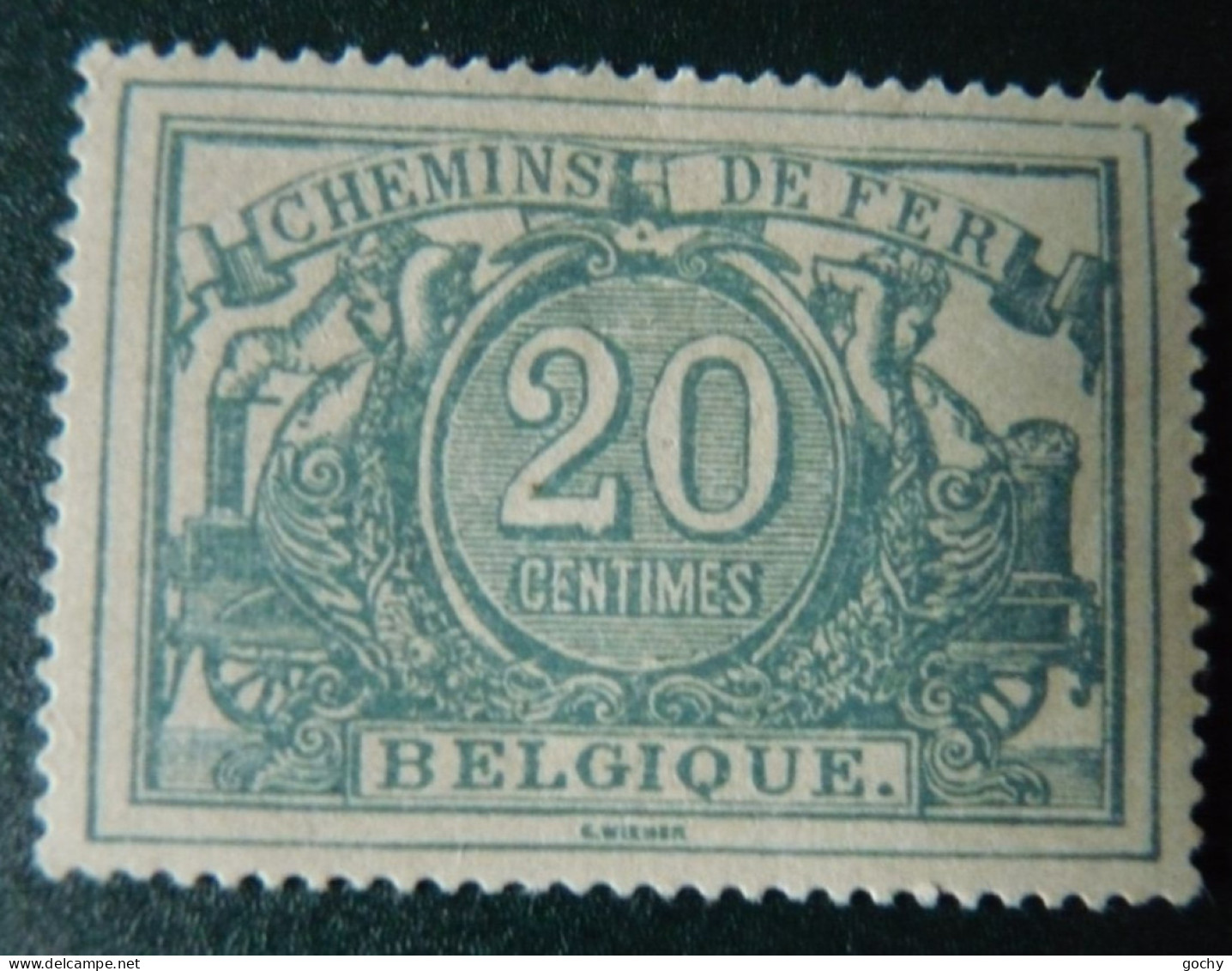 BELGIUM :   1886  - CHEMINS DE FER - CF  9  * -  COTE : (135,00€) Mais Pas La Bonne Dentelure Faux - Mint