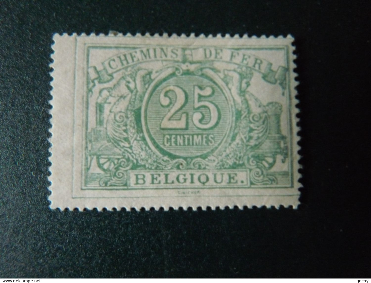 BELGIUM :   1886  - CHEMINS DE FER - CF  10  * -  COTE : (130,00€) Mais Pas La Bonne Dentelure Faux - Postfris