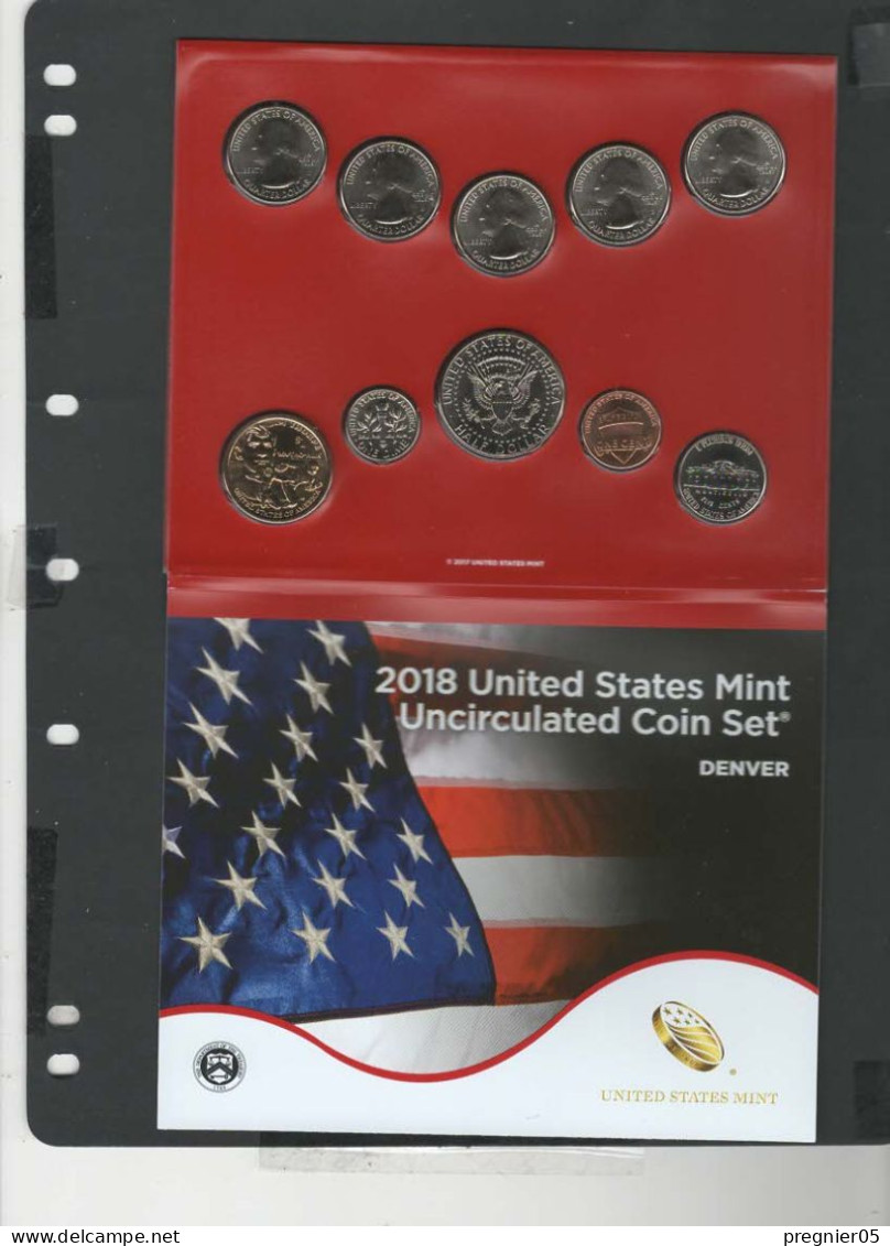 USA -  2 Blisters 20 Pièces Mint Uncirculated Série 2018 - Münzsets