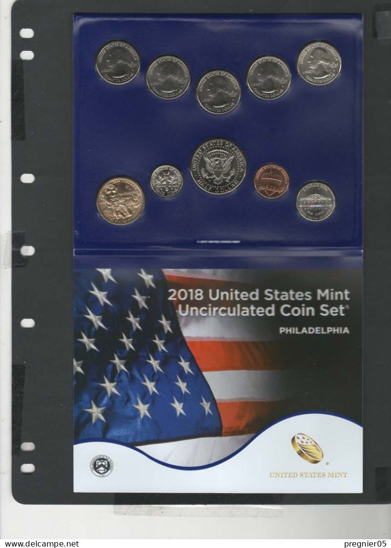 USA -  2 Blisters 20 Pièces Mint Uncirculated Série 2018 - Mint Sets