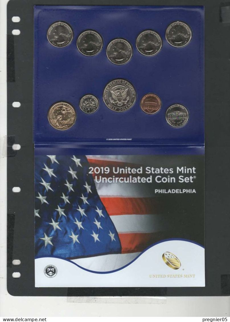 USA -  2 Blisters 20 Pièces Mint Uncirculated Série 2019 - Münzsets