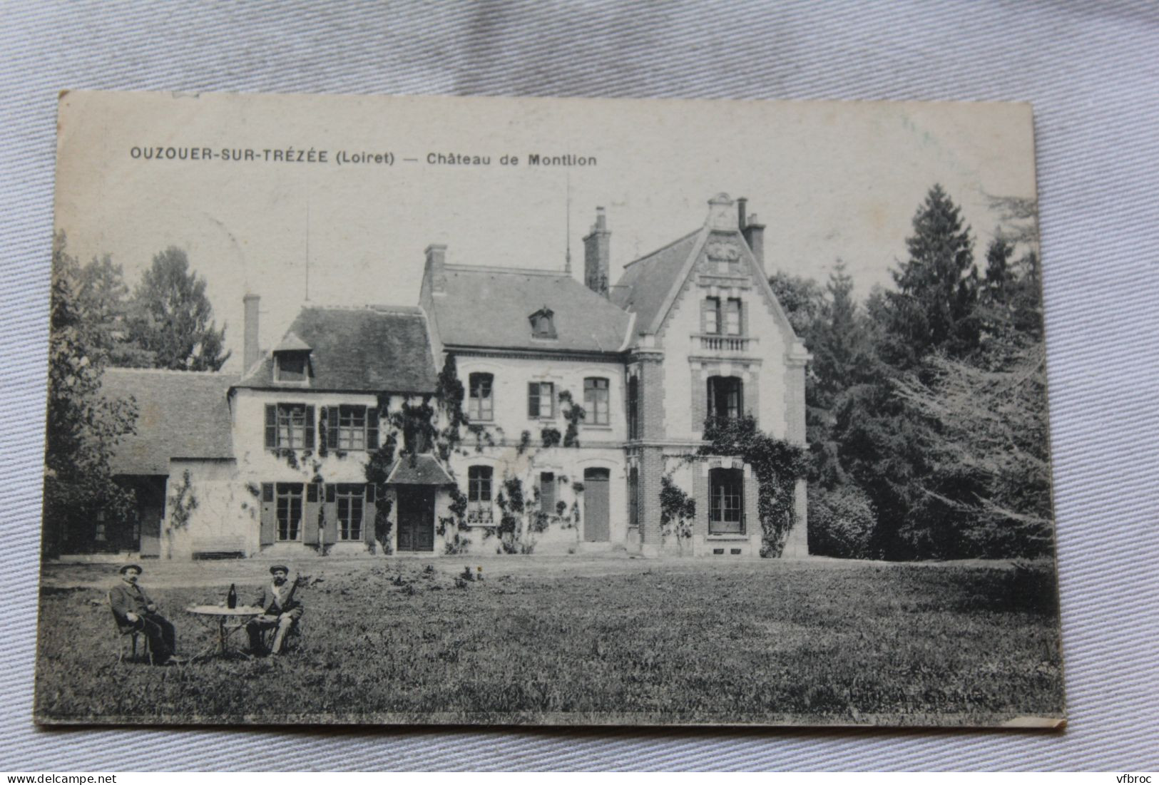 Cpa 1918, Ouzouer, Château De Montlion, Loiret 45 - Ouzouer Sur Loire