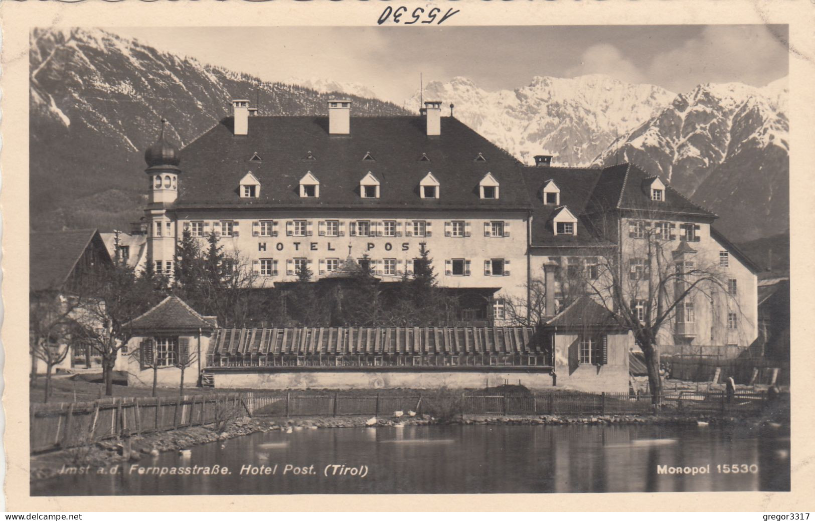 D7159) IMST A. D. Fernpasstraße - - Hotel POST - Tolle Alte FOTO AK - Imst
