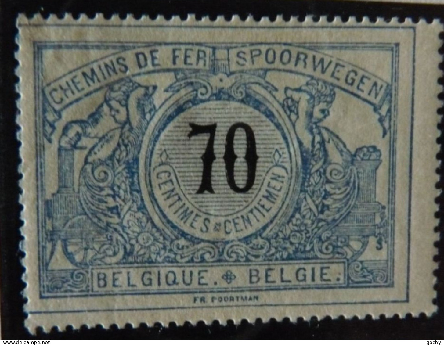 BELGIUM :   1895  - CHEMINS DE FER - CF  23 * -  COTE : 82,00€ - Mint