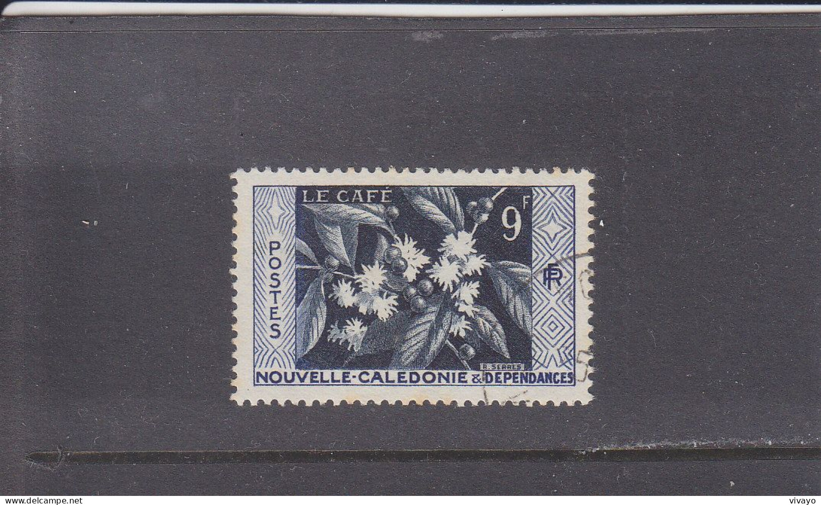 NOUVELLE CALEDONIE - O / FINE CANCELLED - 1955 - COFFEE PLANT - Yv. 286 -  Mi. 358 - Used Stamps