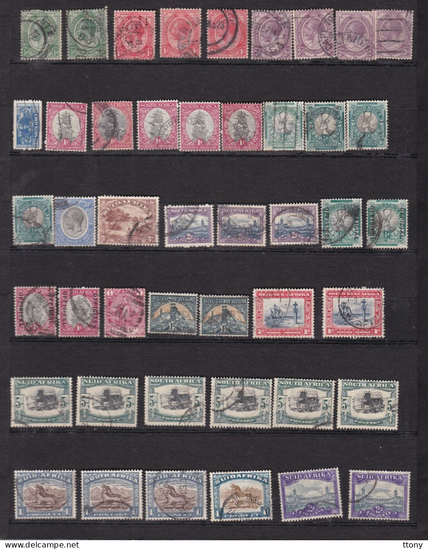 60 Timbres South Afrika   Suid Afrika Afrique Du Sud  Différentes Années   Plusieurs Timbres Identiques - Other & Unclassified