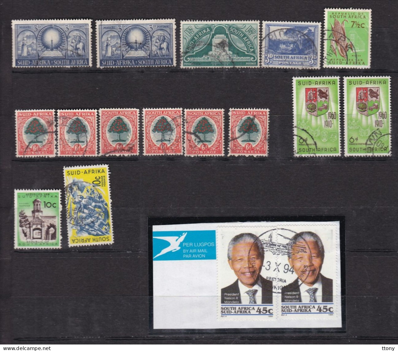 60 Timbres South Afrika   Suid Afrika Afrique Du Sud  Différentes Années   Plusieurs Timbres Identiques - Other & Unclassified