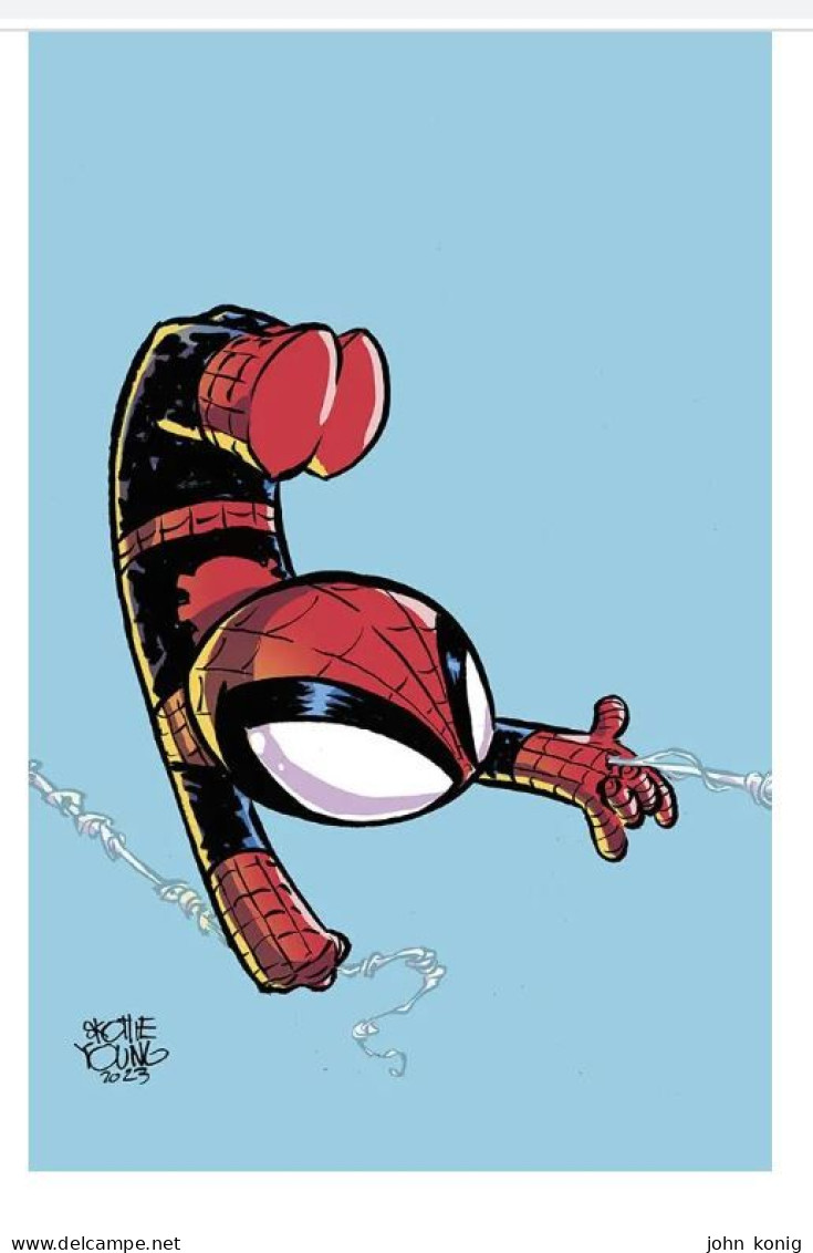 PANINI - MARVEL ITALIA - Amazing Spiderman N.29 - Variant Cover By Skottie Young - 2023 - Spiderman