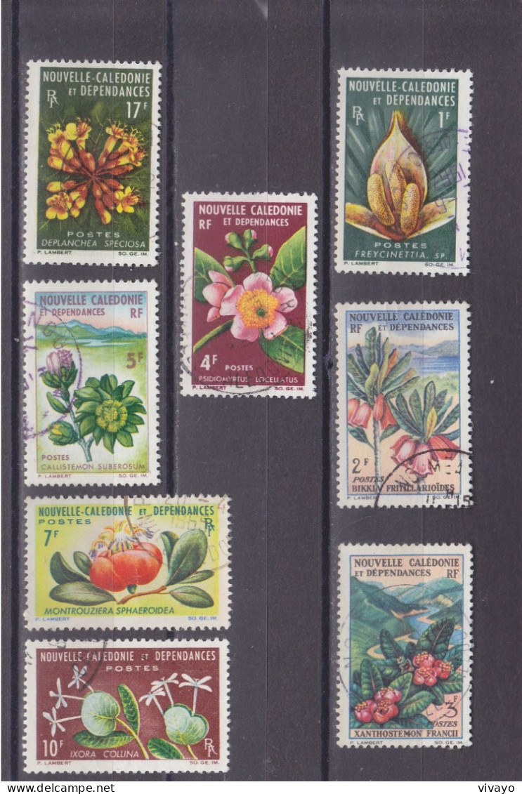 NOUVELLE CALEDONIE - O / FINE CANCELLED - 1964 - FLOWERS , BLUMEN -  Yv. 314/21 -   Mi. 394/401 - Used Stamps