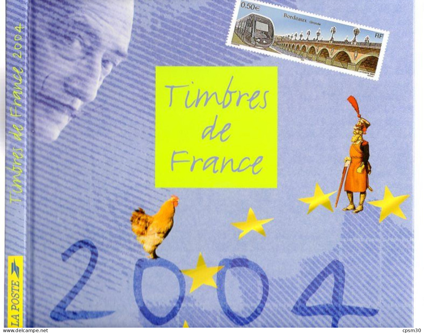 Livre - Le Livre Des Timbres, Année Complète 2004 (vendu Par La Poste ?? Fr / ?? €) Avec Tous Ses Timbres Neufs - 2000-2009