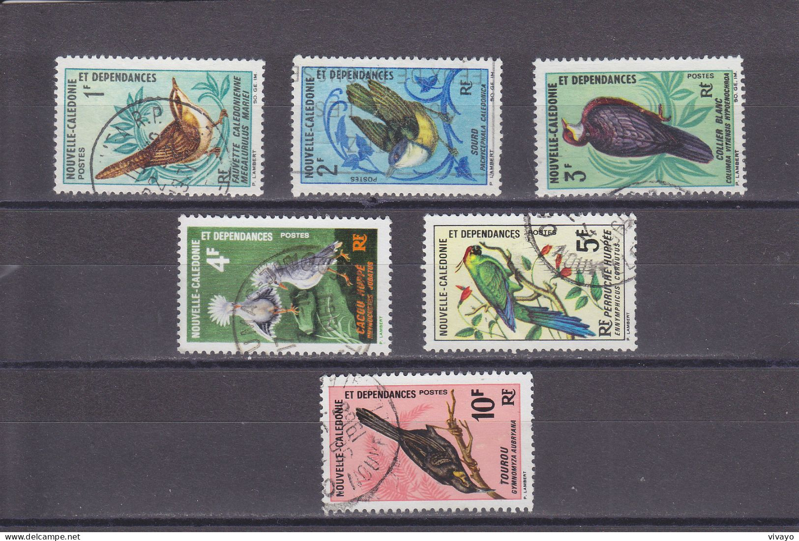 NOUVELLE CALEDONIE - O / FINE CANCELLED - 1967 / 1968 - BIRDS - Yv. 345/50 - Mi. 448/53 - Used Stamps