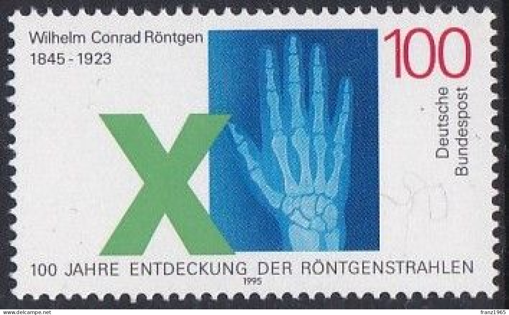 100. Jahre Entdeckung Der Rontgenstrahlen- 1995 - Médecine