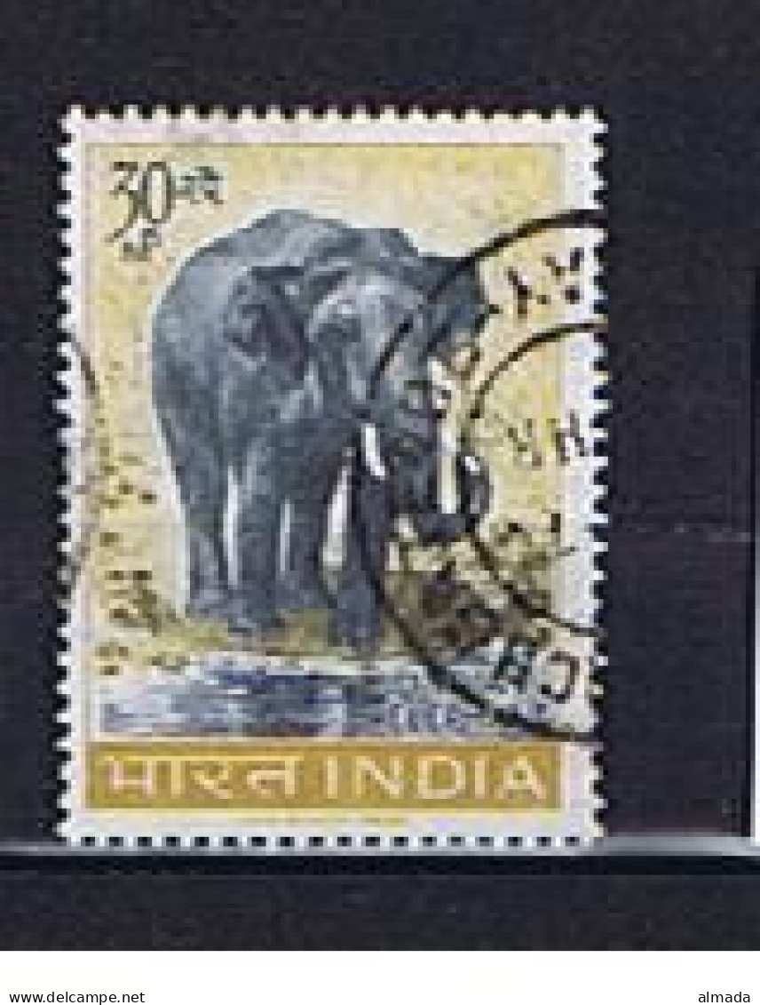 India, Indien 1963: Michel 360 Used, Gestempelt (1), Elephant - Gebraucht