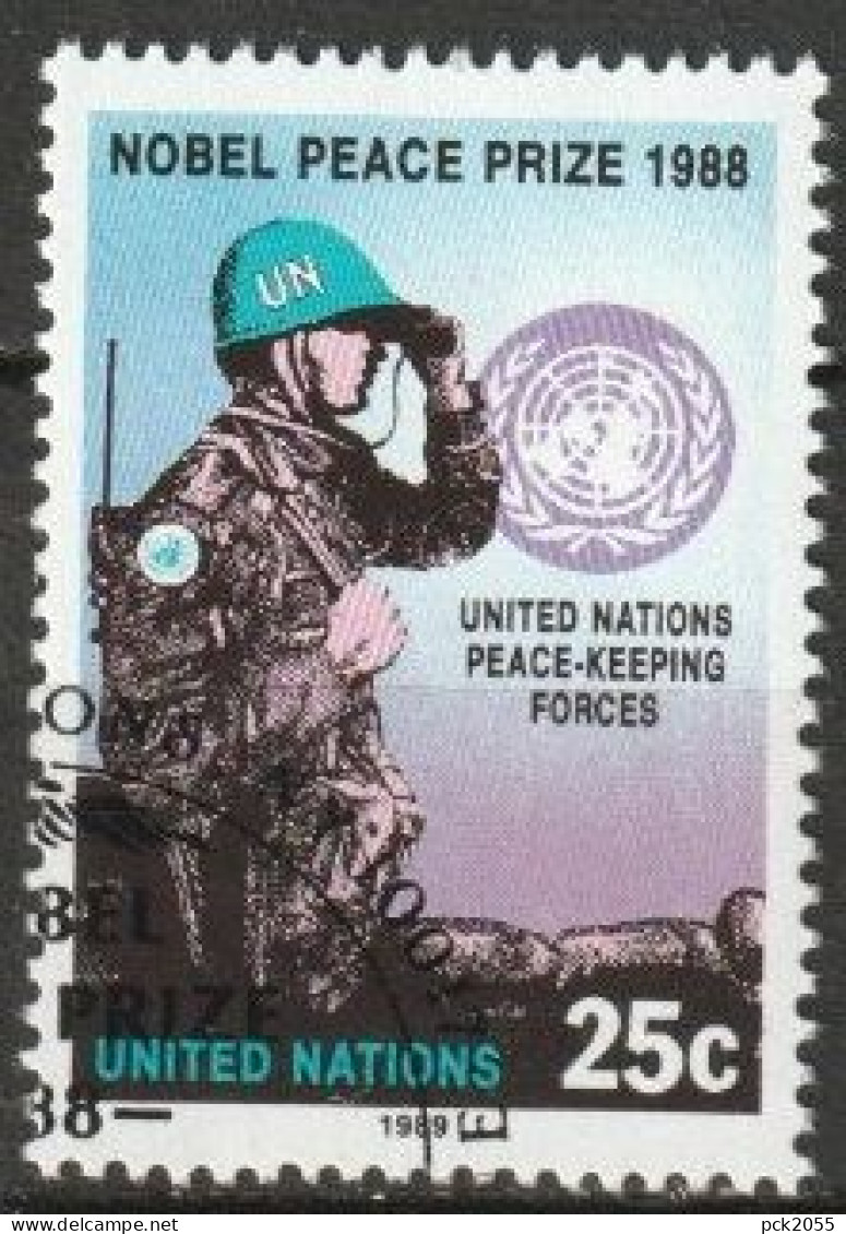 UNO New York 1989 MiNr.573 O Gestempelt Verleihung Des Friedensnobelpreises ( 5660)Versand 1,00€-1,20€ - Oblitérés