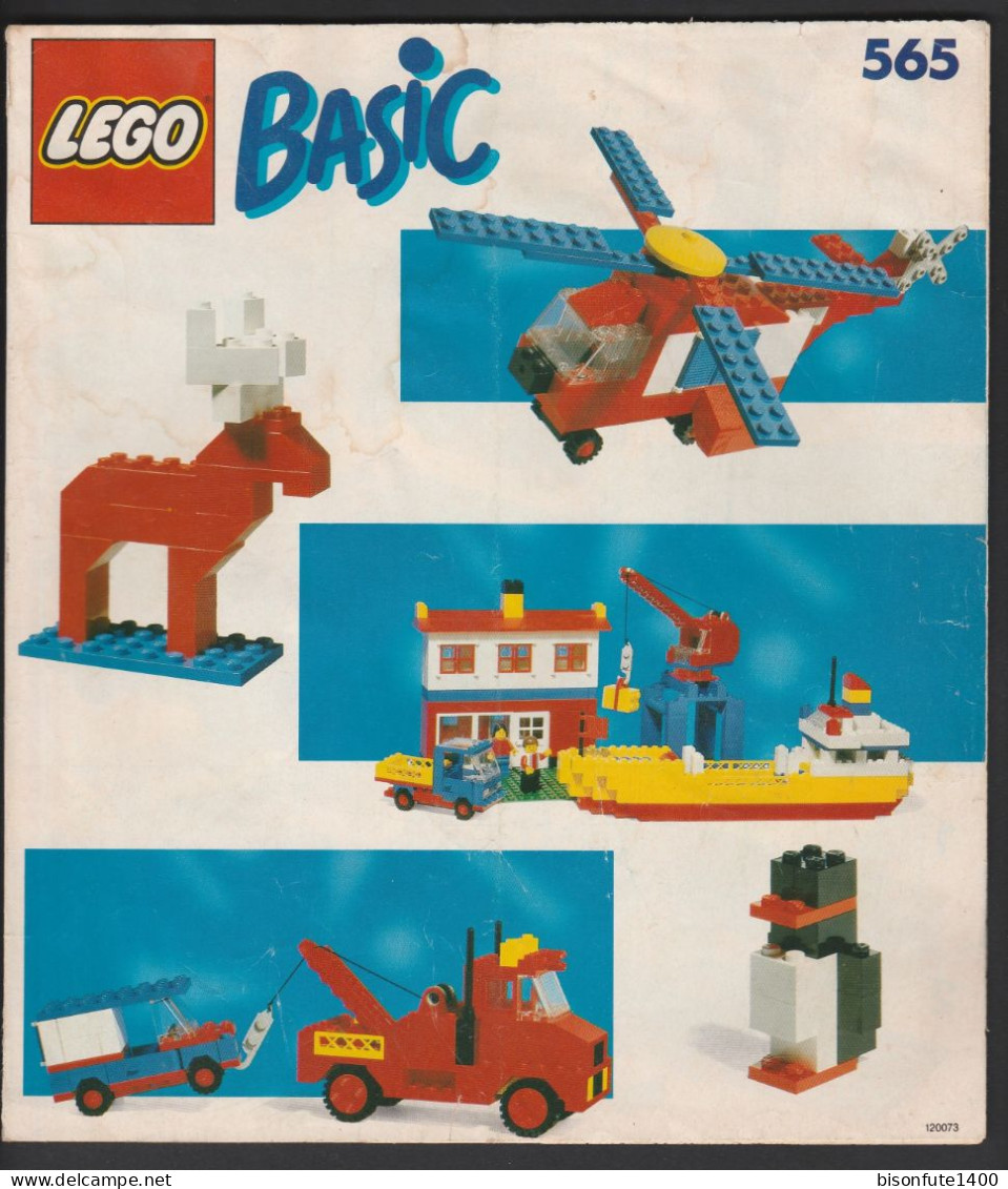 Plan De Montage Lego System BASIC 565 Avec 10 Modèles De Montage Différents (Voir Photos) - Lego System