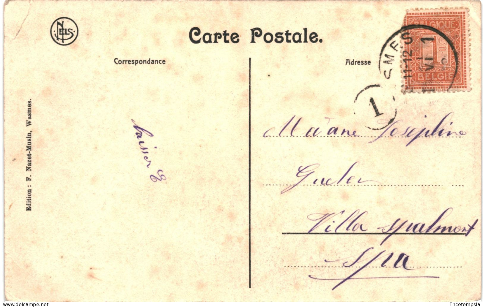 CPA Carte Postale Belgique Wasmes Panorama VM73314ok - Colfontaine