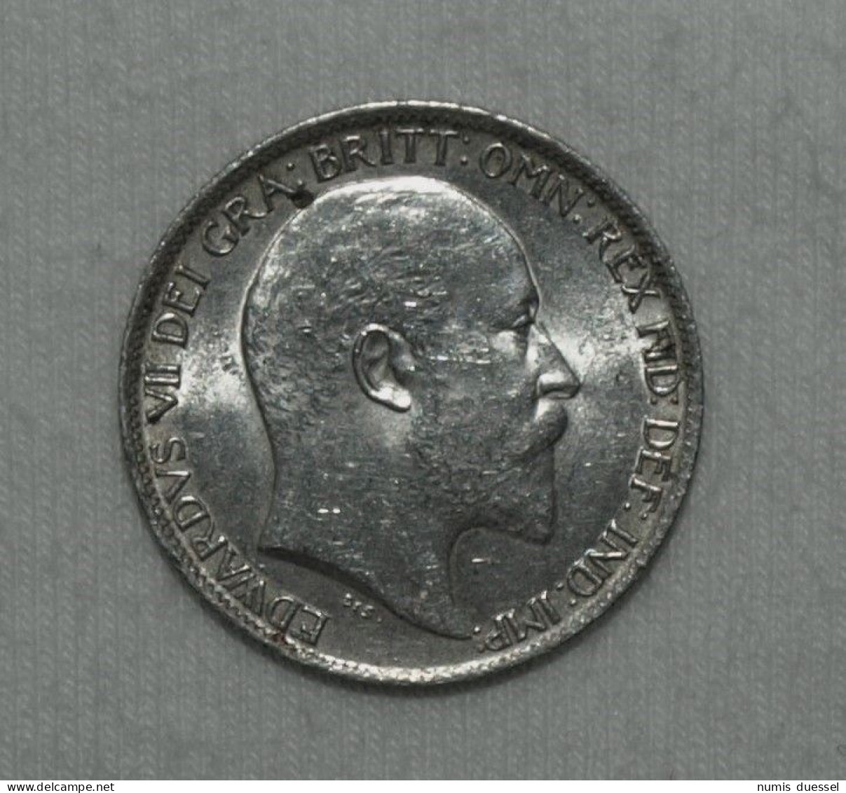 Silber/Silver Großbritannien/Great Britain Edward VII, 1903, 6 Pence Funz/AU - Sonstige & Ohne Zuordnung