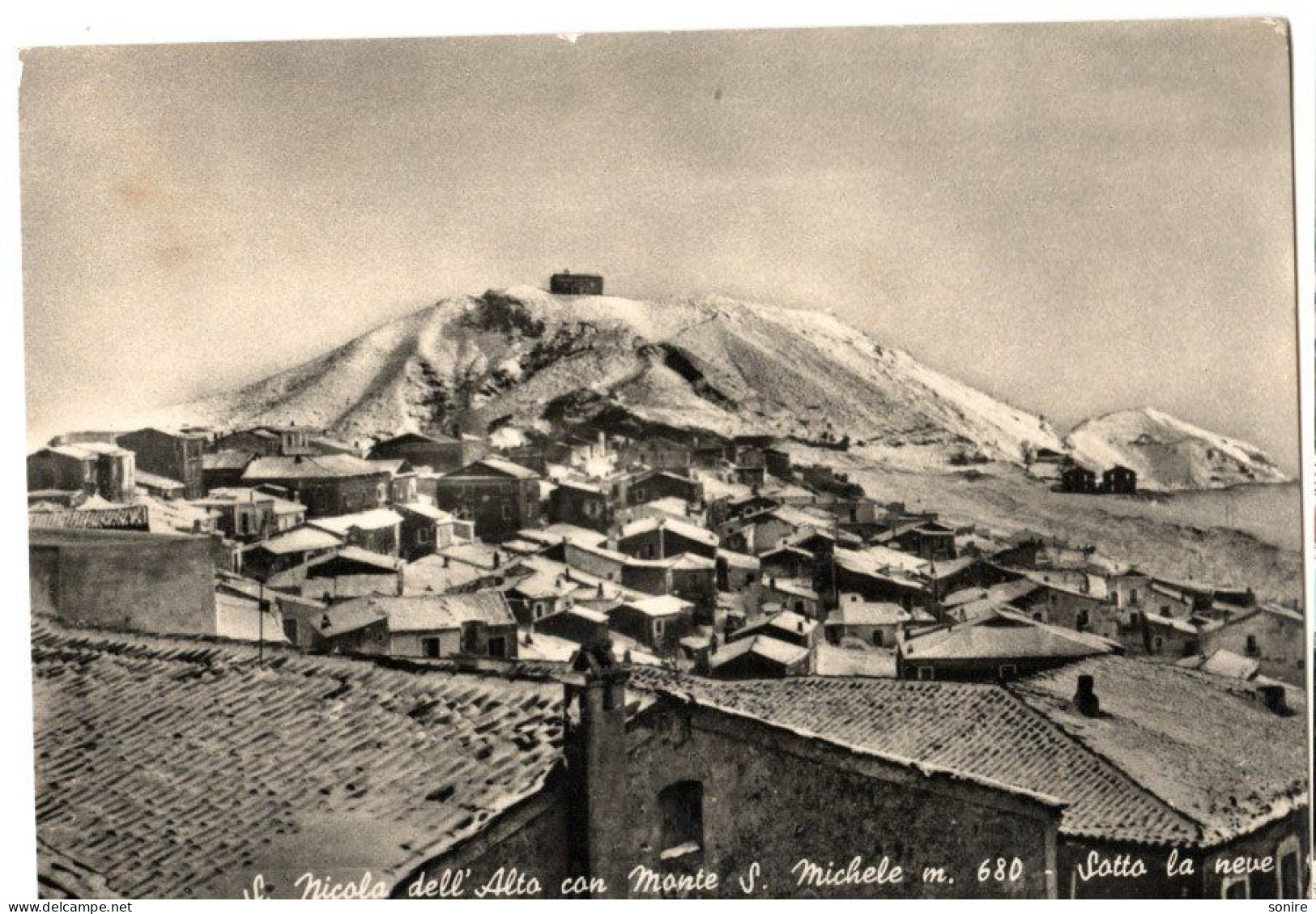 SAN NICOLA DELL'ALTO - CROTONE - SOTTO LA NEVE -  - FOTO BASTA - VG FG - 6945 - Crotone