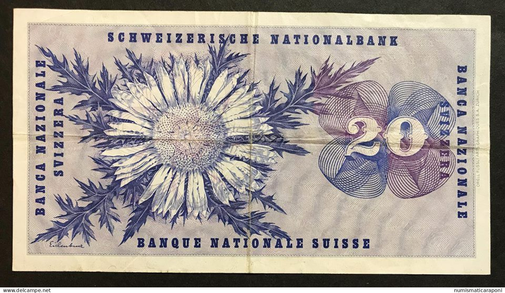 Svizzera Suisse 20 Francs Franken Franchi 1973 LOTTO 660 - Schweiz