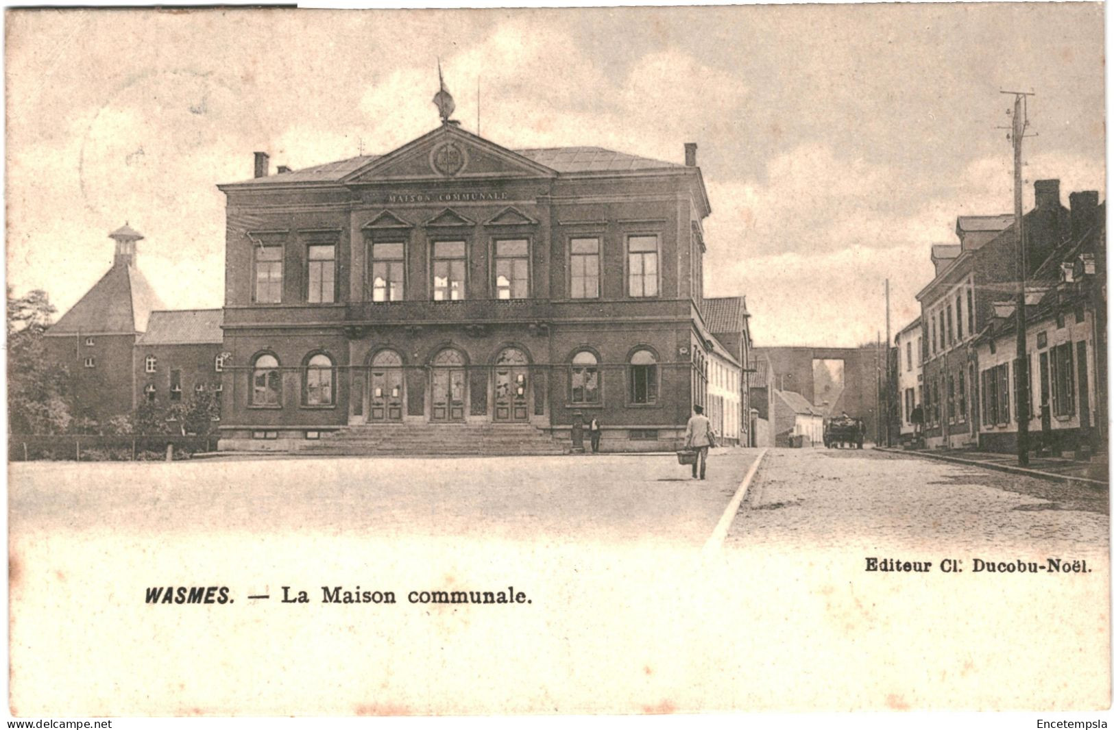 CPA Carte Postale Belgique Wasmes Maison Communale 1905  VM73318ok - Colfontaine