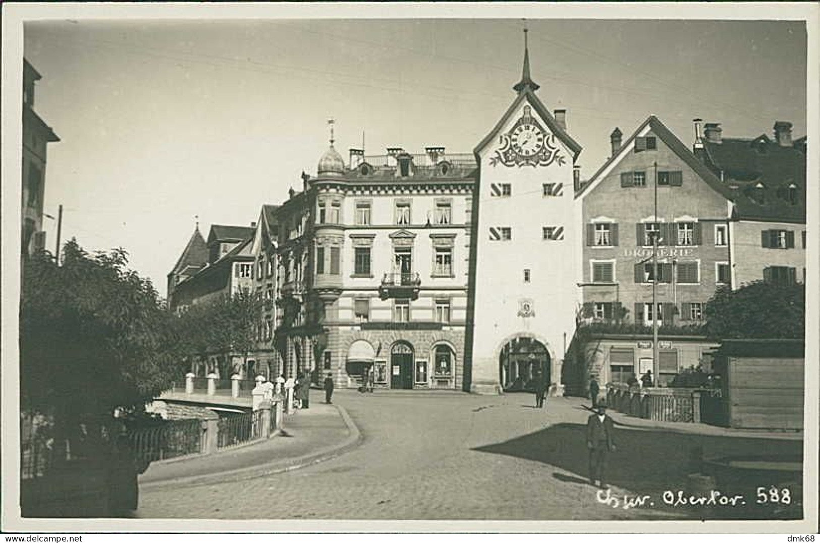 SWITZERLAND - COIRE / COIRA / CHUR - OBERTOR - PHOTO R. HURLER - 1930s - EXCELLENT CONDITION (16792) - Coira