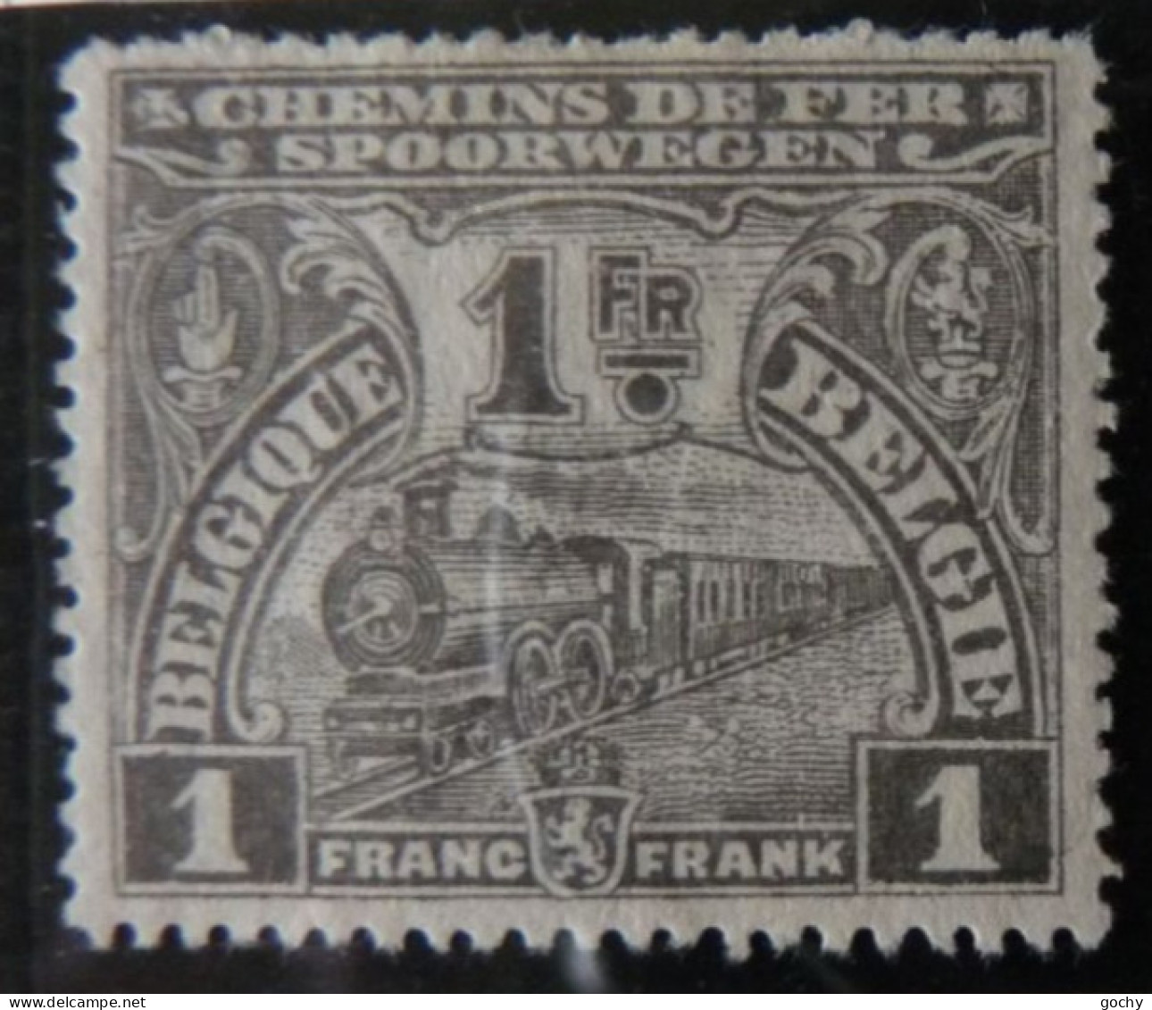 BELGIUM :   1920 - CHEMINS DE FER - CF  91 * - COTE: 175€ - Mint