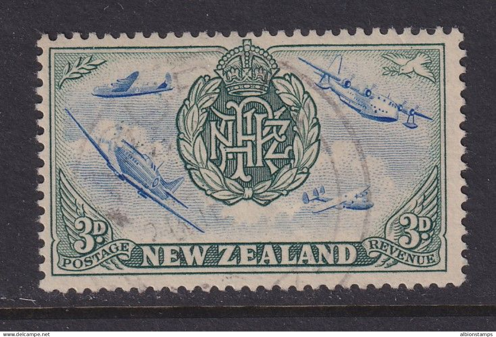 New Zealand, SG 671a, Used "Completed Rudder" Variety - Used Stamps