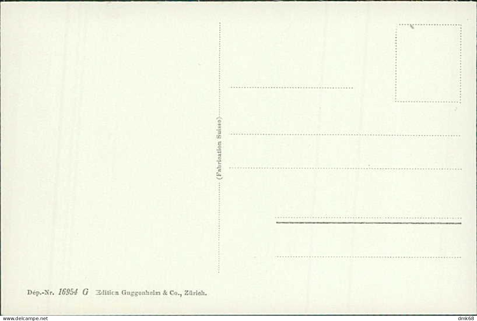 SWITZERLAND - COIRE / COIRA / CHUR - POSTGEBÄUDE MIT FONTANE DENKMAL - ED. GUGGENHEIM 1930s EXCELLENT CONDITION (16796) - Coira