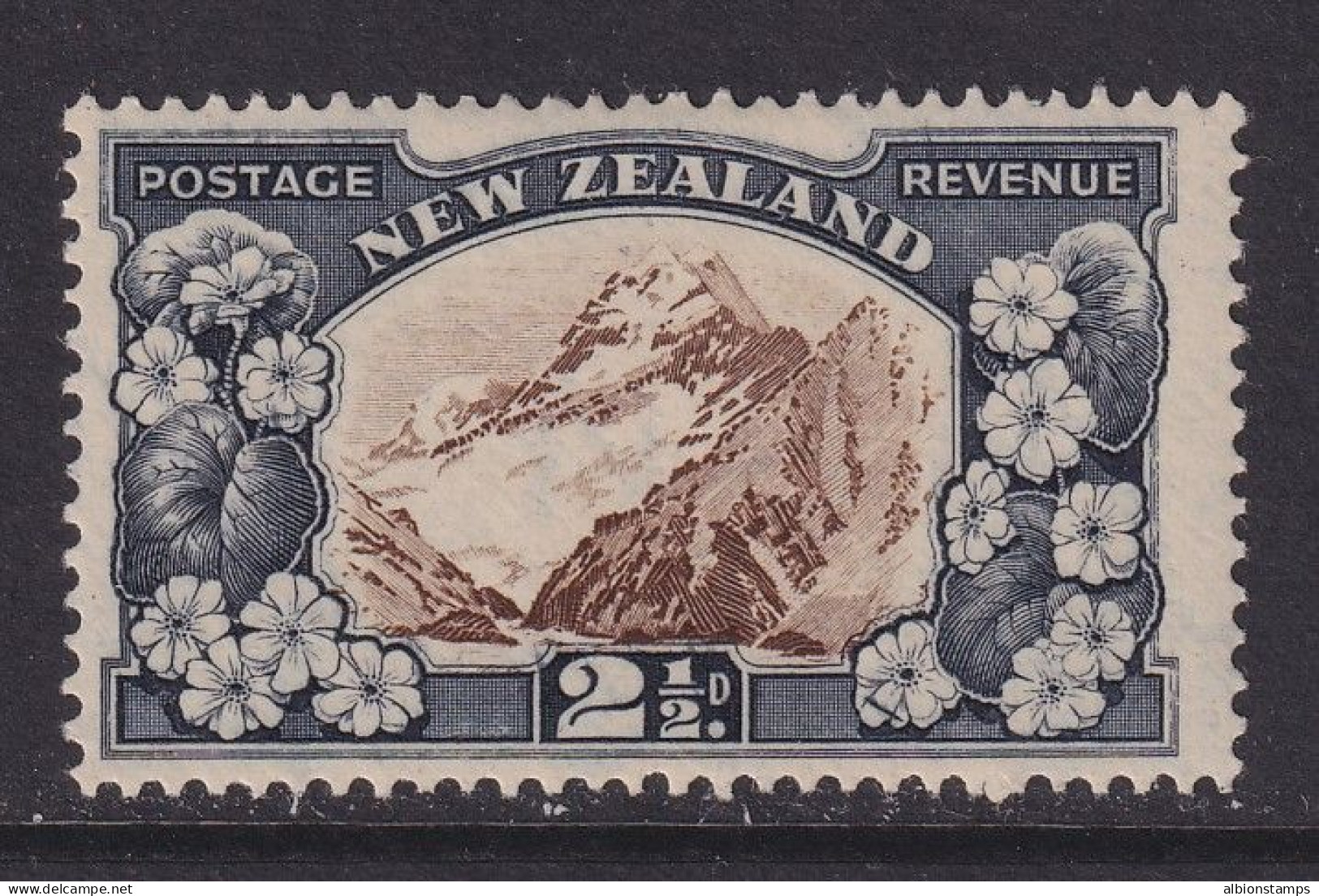 New Zealand, SG 581ca, MHR "Line Across Flower" Variety - Neufs