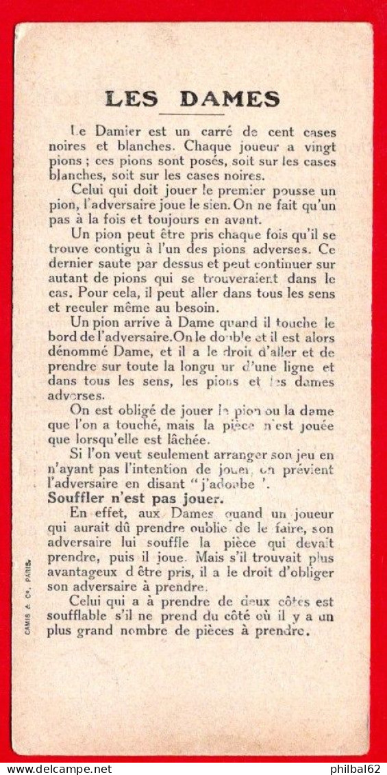 Chromo Chocolat Révillon. Série Sports Et Jeux Divers. Le Jeu De Dames. - Revillon