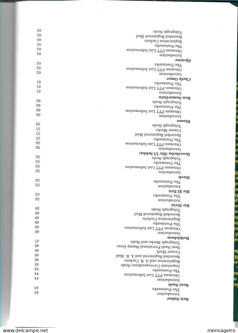 (LIV)  (LIV) THE OTTOMAN POSTS AND TELEGRAPH OFFICES IN PALESTINE AND SINAI - NORMAN J COLLINS & ANTON STEICHELE 2000 - Philatélie Et Histoire Postale