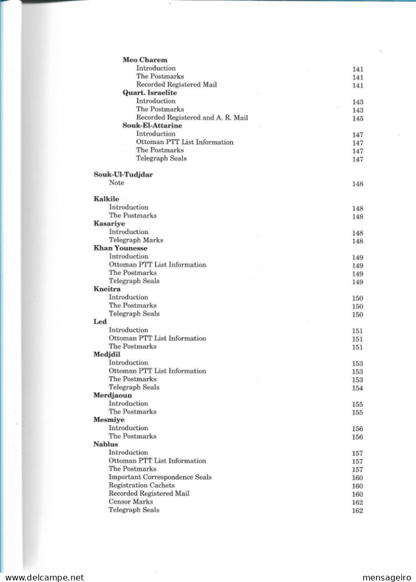 (LIV)  (LIV) THE OTTOMAN POSTS AND TELEGRAPH OFFICES IN PALESTINE AND SINAI - NORMAN J COLLINS & ANTON STEICHELE 2000